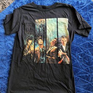 Dr Who 4 doctors NWOT shirt top XS